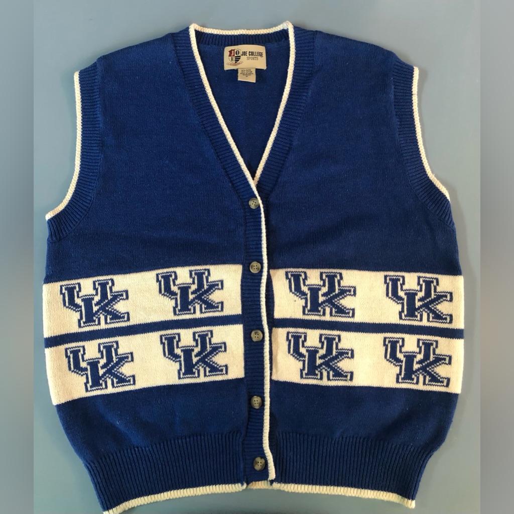 University Of Kentucky Vintage Sweater Vest Ncaa Womens Medium